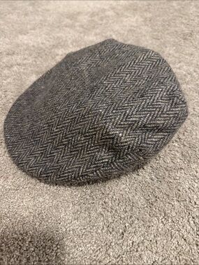 Men’s Gray Herringbone Avoca Cap